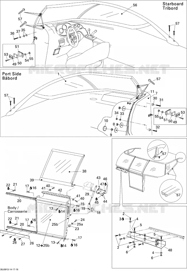 Windshield, Fixed