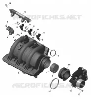 Rotax - Air Intake Manifold And Throttle Body / Built from Nov 6 2020