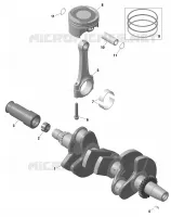Rotax - Crankshaft And Pistons / Built from Nov 6 2020