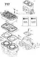Cylinder And Exhaust Manifold 717