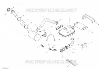 Exhaust System - Without suspension, Engine 300