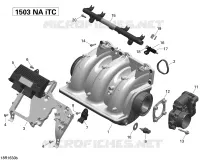 Air Intake Manifold and Throttle Body - 155
