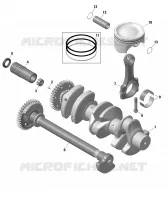 Engine - Crankshaft And Pistons -  1630 SCIC