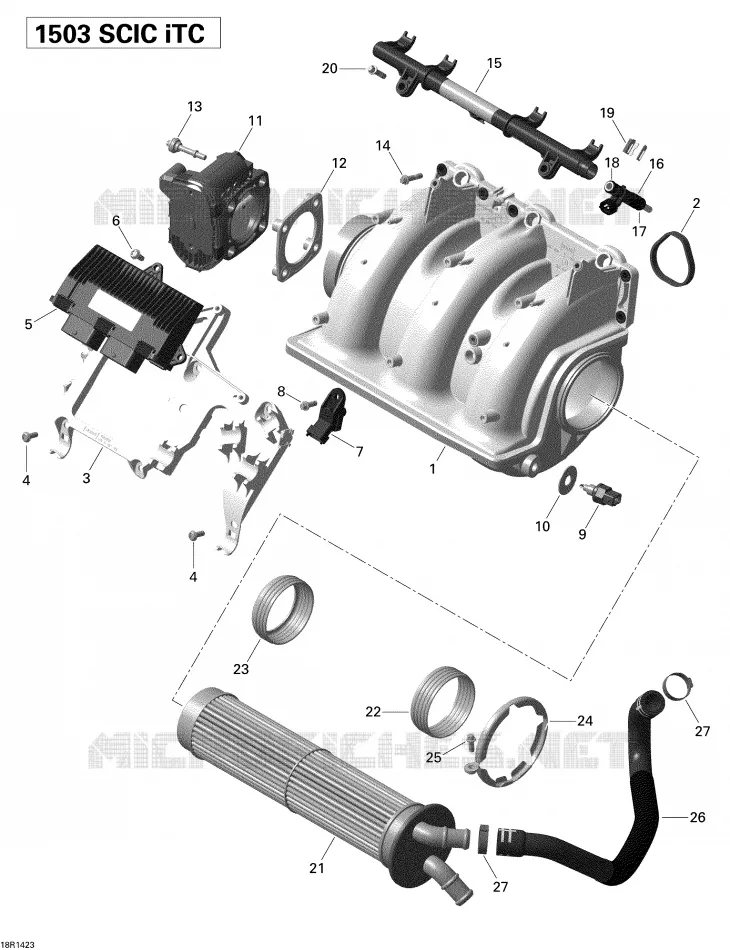 Air Intake Manifold And Throttle Body