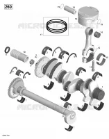 Crankshaft, Pistons And Balance Shaft - 260