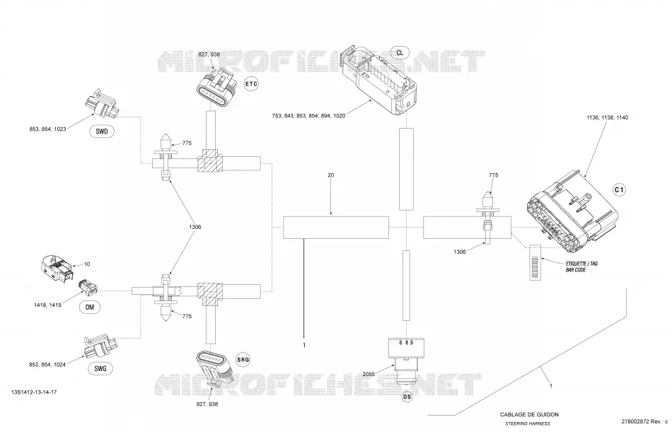 Electrical Harness Steering_13S1413