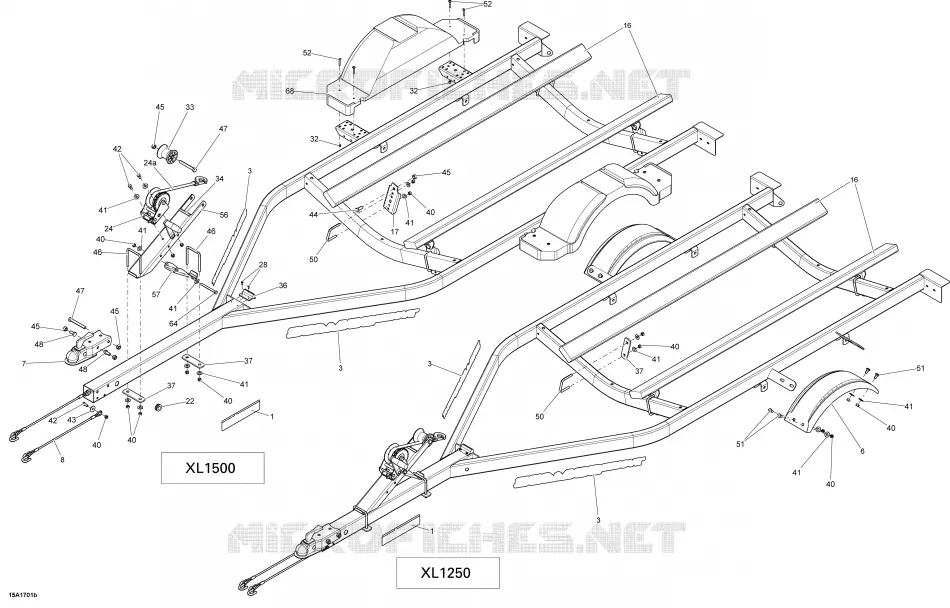 Frame XL1500, XL1250