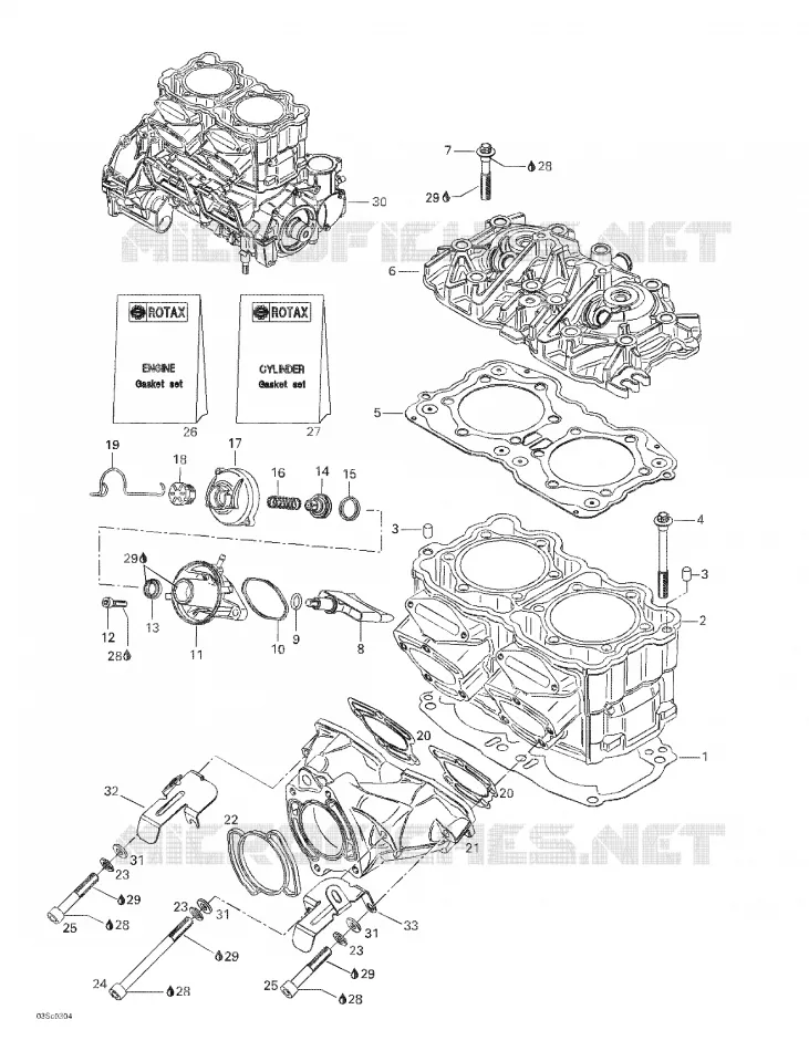 Cylinder, Exhaust Manifold