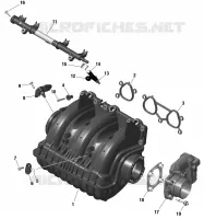 01- ROTAX - Air Intake Manifold And Throttle Body