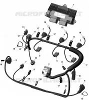 Electric - Engine Harness - GTX - RXT