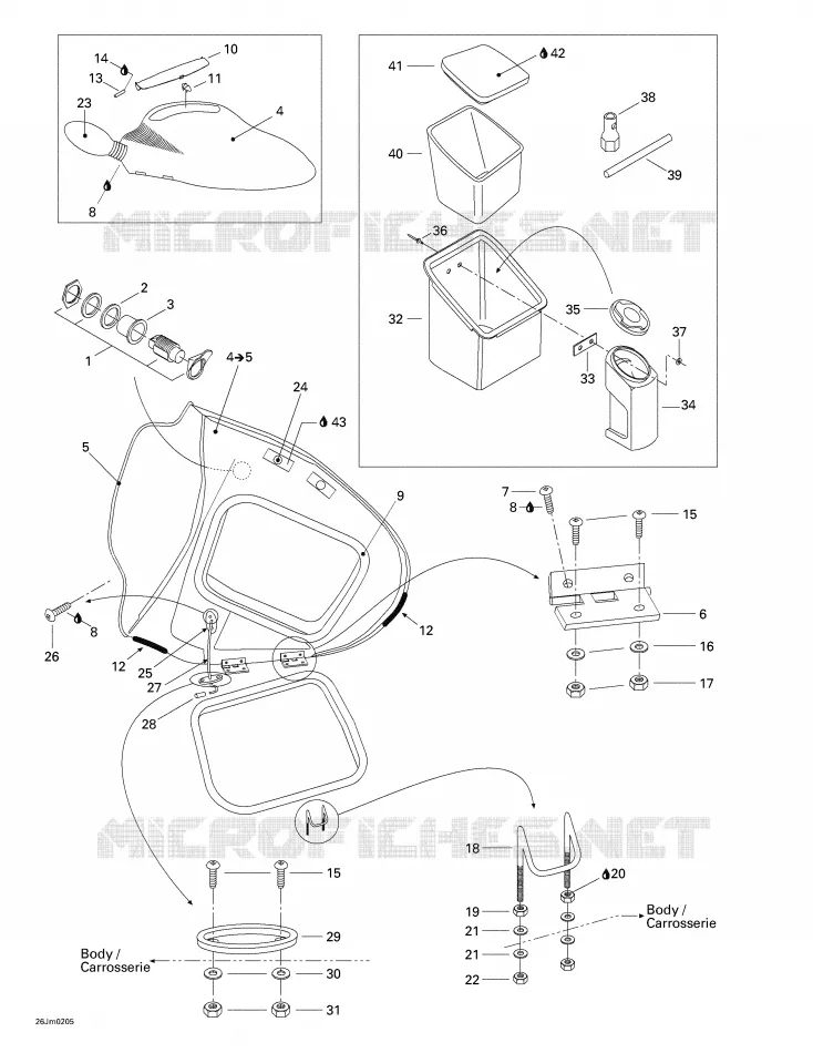 Front Storage Compartment