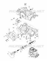 Crankcase, Rotary Valvecarter, Valve Rotative
