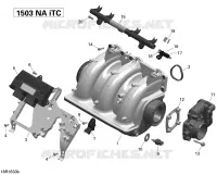 Air Intake Manifold and Throttle Body - 155
