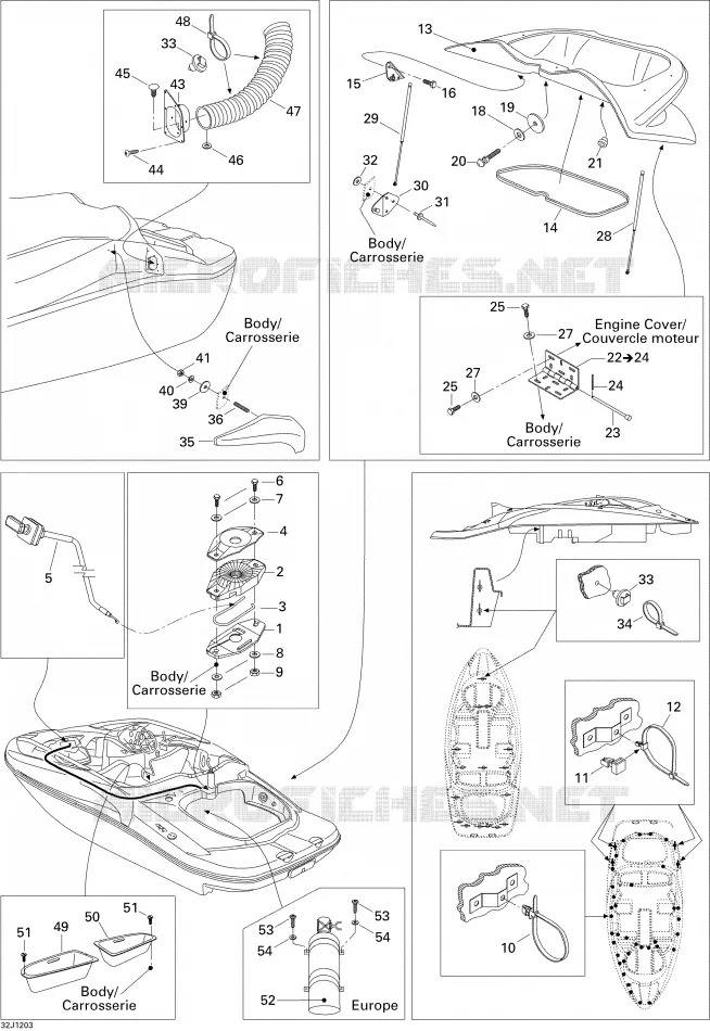 Engine Compartment And Accessories