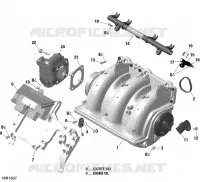 Air Intake Manifold And Throttle Body - 300