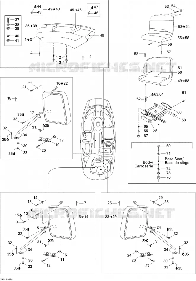 Driver Seat and Rear Seat