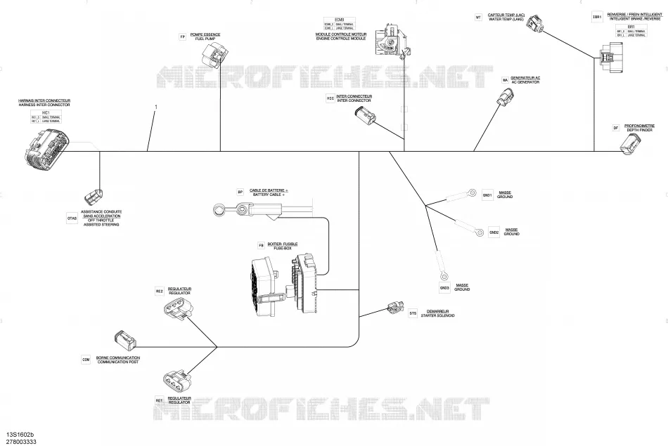 Electrical Harness - Main Harness - 278003333 (Refer to Electrical System for Model)