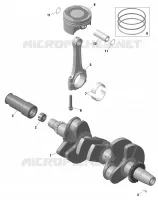 Rotax - Crankshaft And Pistons / Built from Nov 6 2020