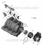 Rotax - Air Intake Manifold And Throttle Body - 903 / Built up to Sept 28 2020