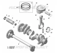 Crankshaft, Pistons And Balance Shaft
