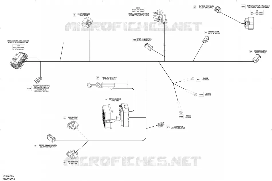 Electrical Harness - Main Harness - 278003333 (Refer to Electrical System for Model)