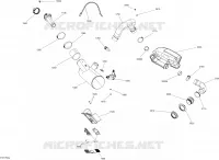 Exhaust System - Model with Suspension