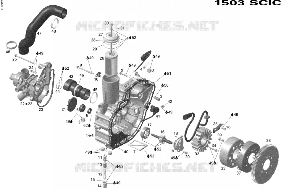 PTO Cover And Magneto