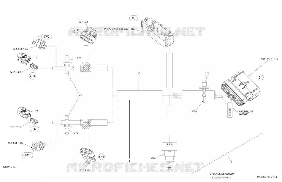 Electrical Harness Steering_13S1415