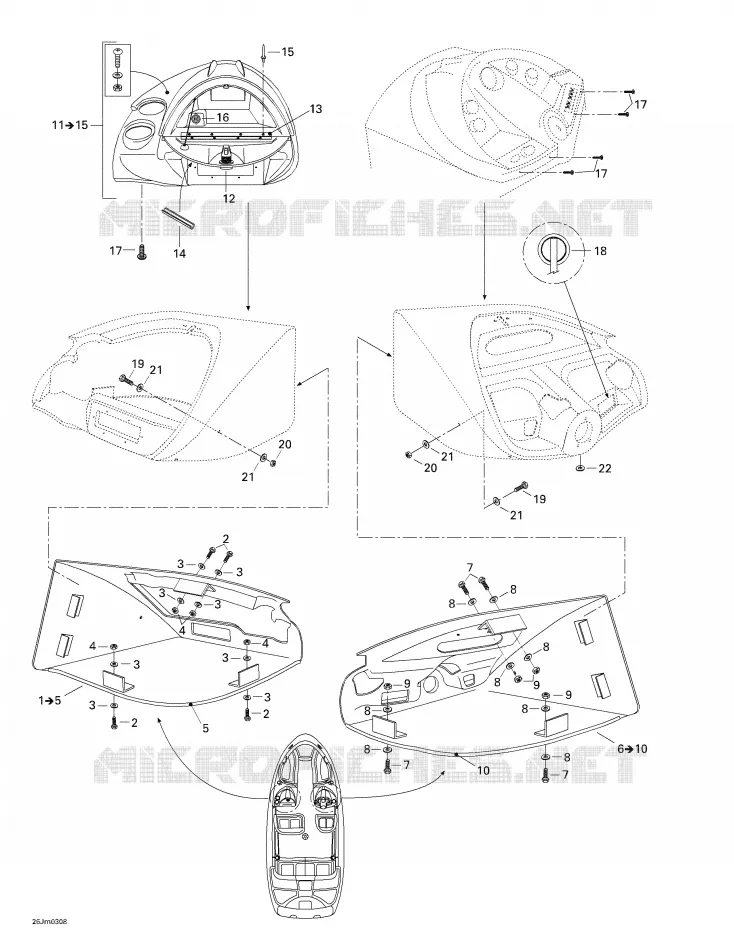 Front Console Glove Box