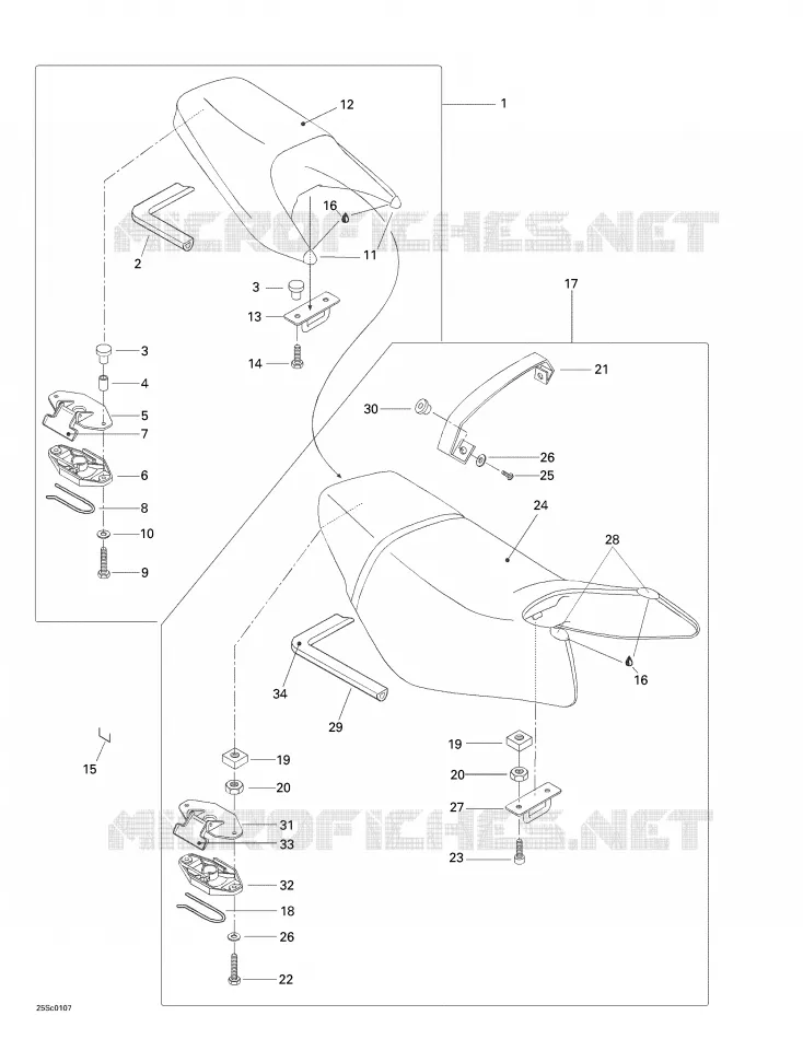 Seat And Engine Cover