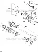 Crankshaft, Pistons And Balance Shaft