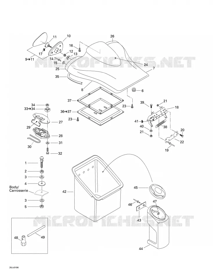 Front Storage Compartment