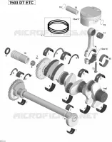 Crankshaft, Pistons And Balance Shaft