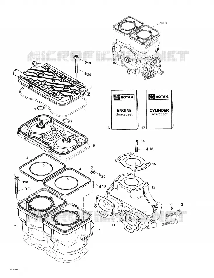 Cylinder, Exhaust Manifold