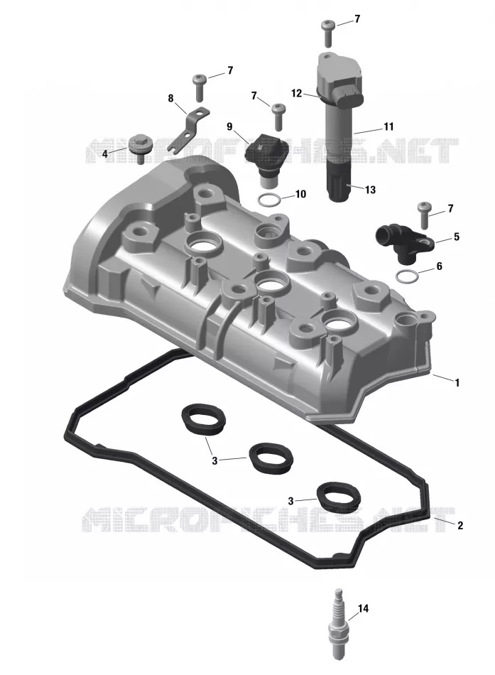 01- ROTAX - Valve Cover