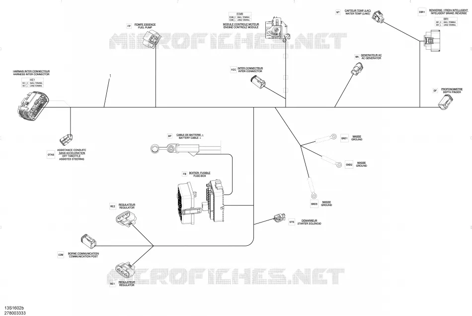Electrical Harness - Main Harness - 278003333 (Refer to Electrical System for Model)