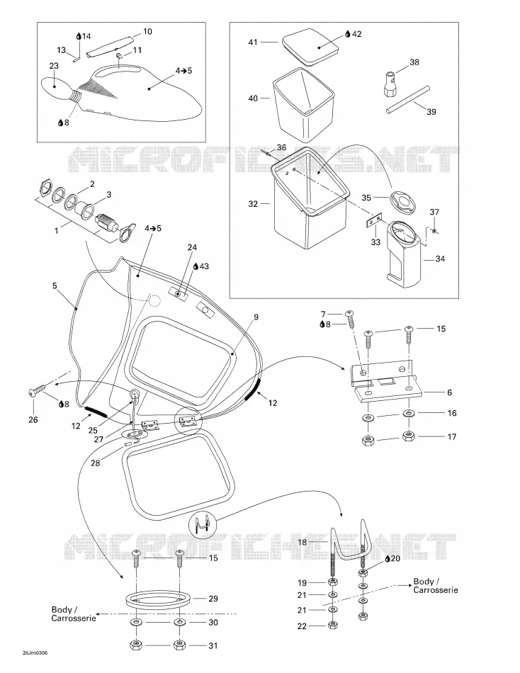 Front Storage Compartment