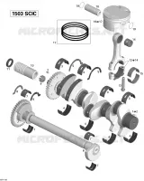 Crankshaft, Pistons And Balance Shaft