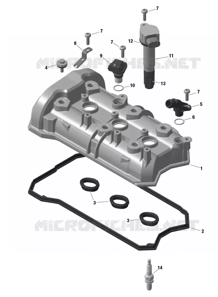 01- ROTAX - Valve Cover