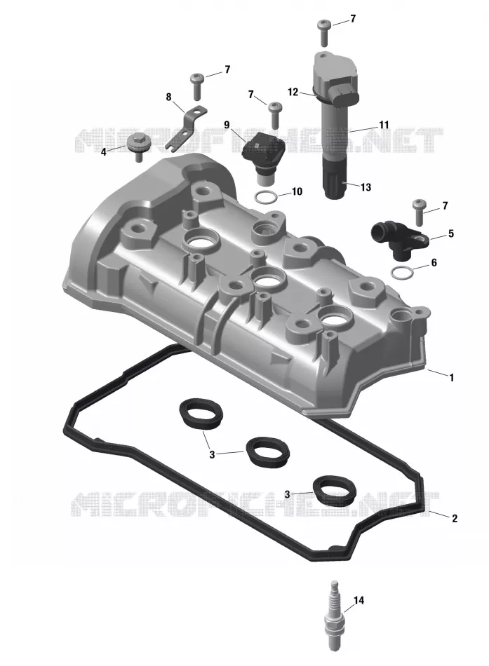 01- ROTAX - Valve Cover