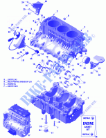Engine Block for Sea-Doo GTI 130 2018