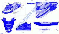 Decals _29S1509b for Sea-Doo WAKE PRO 215 2015