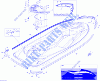Body, Rear View for Sea-Doo GTI 130 (23CS/23CR) 2012