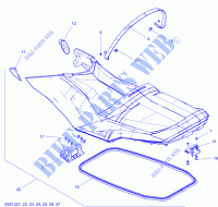 Seat for Sea-Doo GTI 130 (23CA/23CB) 2012