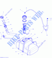 Fuel System for Sea-Doo WAKE PRO 215 2012