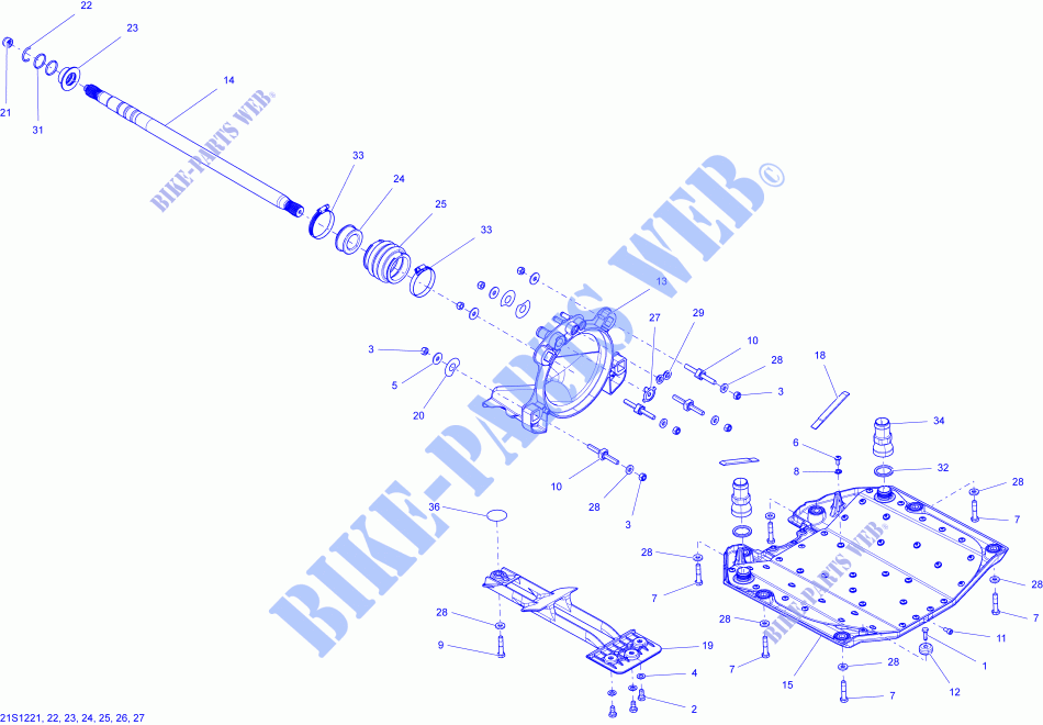 Propulsion for Sea-Doo WAKE 155 (35CA/35CB) 2012