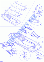Body, Rear View for Sea-Doo RXP 215 2009