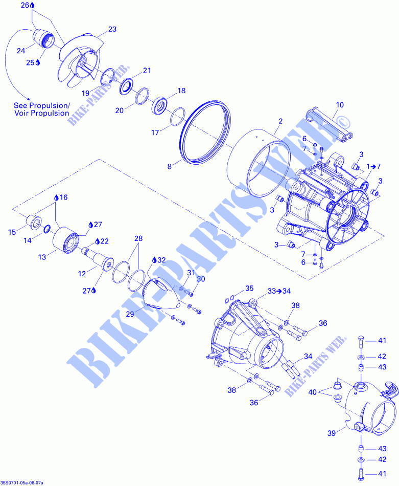 Pump for Sea-Doo GTI 4-TEC SE ( SPECIAL EDITION ) 2007