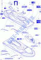 Decals for Sea-Doo GTX 4-TEC LIMITED SCIC 2005