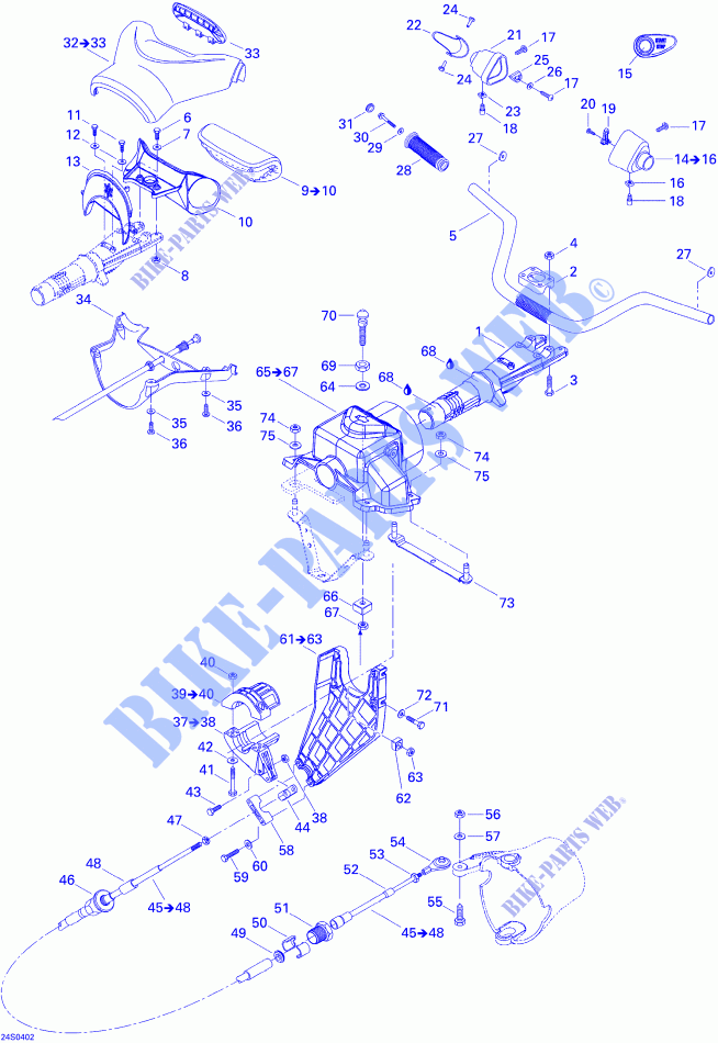 Steering System for Sea-Doo GTI 2004